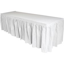 Genuine Joe Rectangular Table Skirt