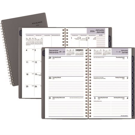 Traditional Recycled Weekly Diary (2026)