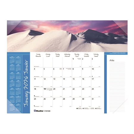 Monthly Desk Pad Calendar (2026)