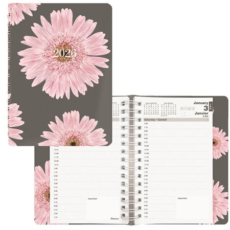 Pink Daisy Daily Diary (2026)