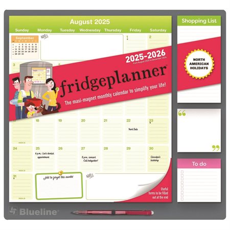 Fridgeplanner Magnet Calendar (2026)