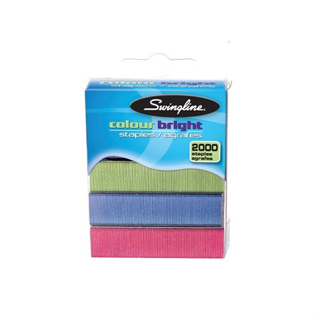 Agrafes de couleurs vives