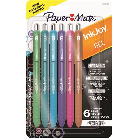 Stylos rétractables à encre gel InkJoy de Paper Mate