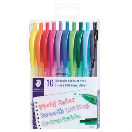 Stylos à bille triangulaires rétractables STAEDTLER®