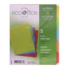 Intercalaires en poly assortis