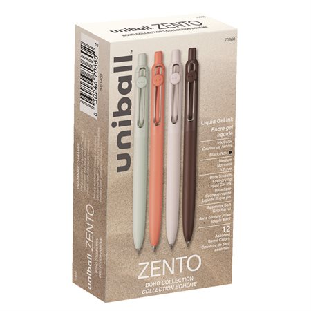 Stylos gel rétractables Zento