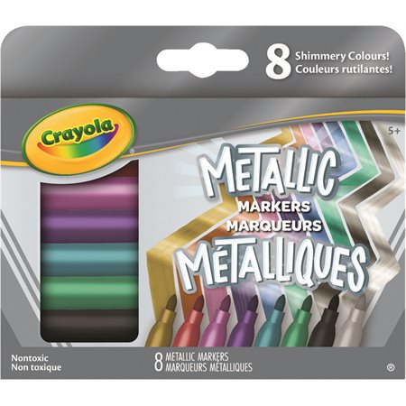 Marqueurs métalliques à pointe fine