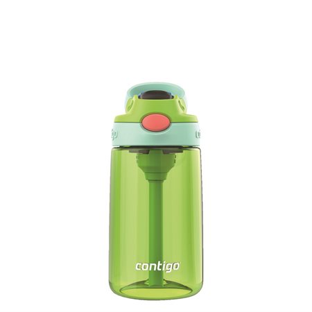 Lime Water Bottle With Straw 14oz