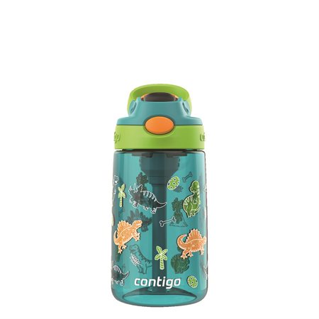 Dino Water Bottle With Straw 14oz