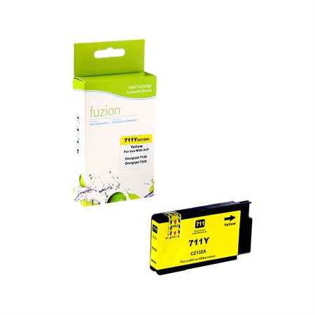 Cartouche jet d'encre compatible HP 711 - Jaune