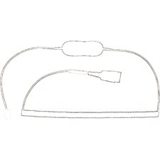 Cordon spiralé avec atténuation