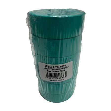 Blocs de tempéra - Vert d'eau