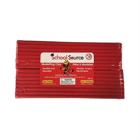 Pâte à modeler souple de qualité - Rouge