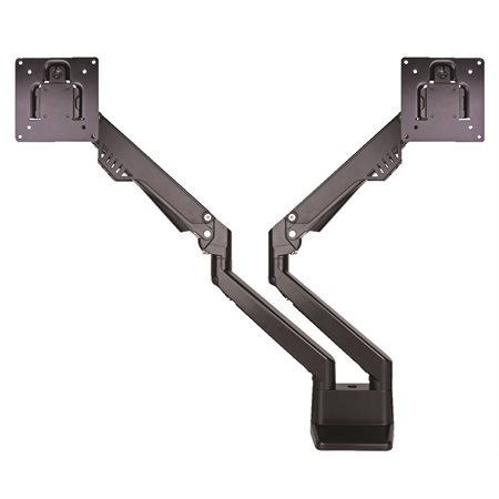 Double Adjustable Monitor Arm