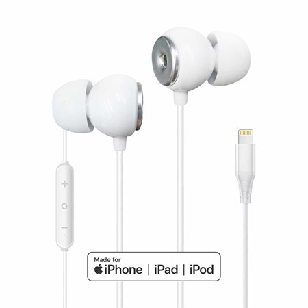 Helix Lightning Earbuds White
