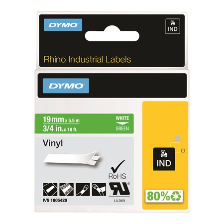 Étiquettes industrielles en vinyle