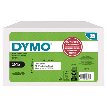 Étiquettes d’adresse LabelWriter